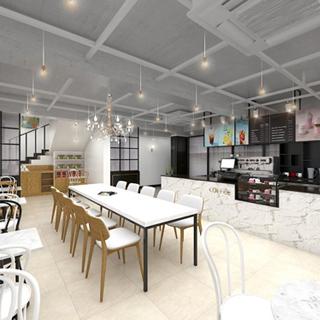 Modern cafe